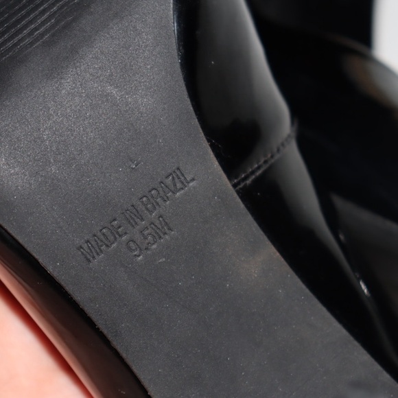 EUC Vala Black  Steve Madden Pointed Toe Pumps Size 9.5 - Picture 5 of 7